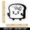 Motivated Buttery Toast Fighter Self-Inking Rubber Stamp for Stamping Crafting Planners